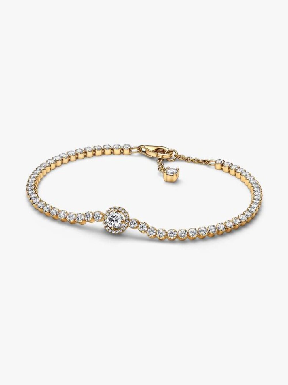 Pandora Sparkling Halo Tennis Bracelet